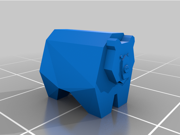 esagono orso 3D print model - Mito3D