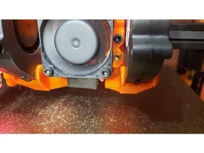 hidra remixar latão rosca inserções cr 10 crialidade ender 5 pró ventilador duto 3d print model - Mito3D