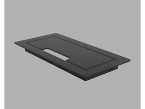 Tabelle pass through einfügen klappbar 3d print model - Mito3D