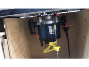 router table lift plunge 3d print model - Mito3D