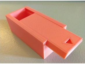 deslizar caixa fácil impressão cauda andorinha deslizamento armazenamento 3d print model - Mito3D