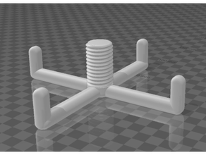 escrivaninha cabo bobina aumentou gestão 3d print model - Mito3D
