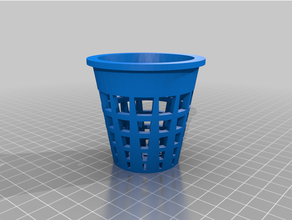 net hydro pot parametric aquaponics hydroponics 3d print model - Mito3D