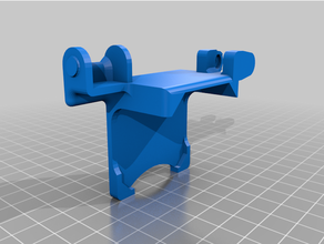 extruder mount drag chain hot 3d print model - Mito3D