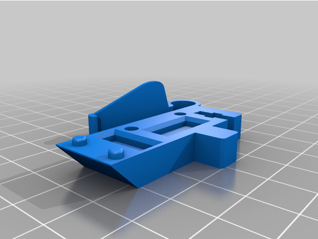 rede a8 3 PIN eixo mecânico curso 12 suporte rampas y endstop 3D print model - Mito3D