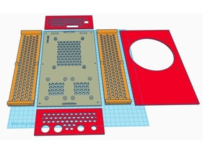 Elektronik Box mks gen entworfen migrieren Netz Metall 3d print model - Mito3D