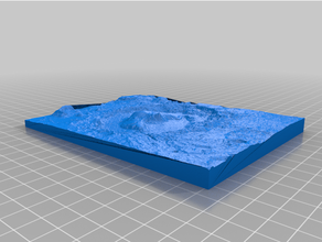 gale crater - wright 3d print model - Mito3D