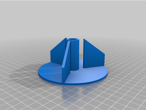tri fin alignement gigue 3d print model - Mito3D