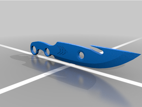 destino cacciatore coltello 3d print model - Mito3D