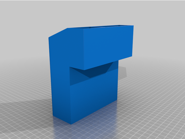 desktop countertop splash trash bin dustbin trashcan 3D print model - Mito3D
