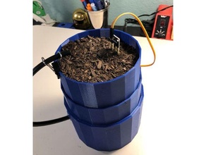 graygarden watering soil moisture sensing planter arduino robotics 3d print model - Mito3D