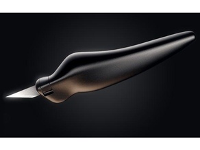 exacto cortador lâmina suporte faca 3d print model - Mito3D