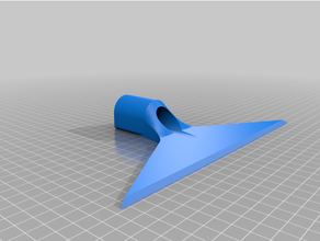 scraper attachment broom attachments extension pole 3d print model - Mito3D
