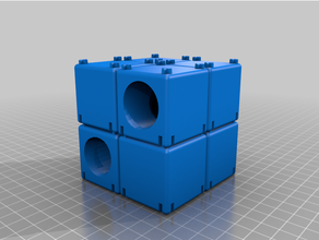 qm marble - adjacent accelerated drop fun cubes sets marbles marblr toys 3d print model - Mito3D