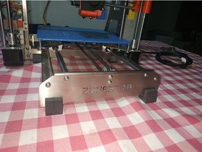piede zonestar p802q inossidabile acciaio telaio p802qr2 prusa 3d print model - Mito3D
