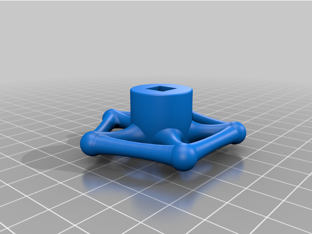 kapak musluk üstesinden gelmek Su 3D print model - Mito3D