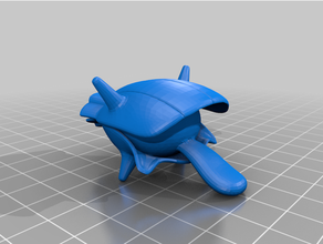 0090 shellder pokemon cifras juguete 3d print model - Mito3D