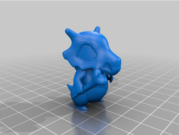 0104 Kubone Pokémon Zahlen Spielzeug 3D print model - Mito3D
