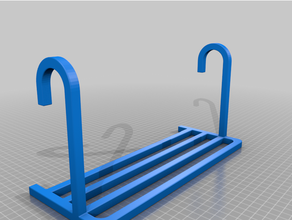 tower holder toilet handle 3d print model - Mito3D