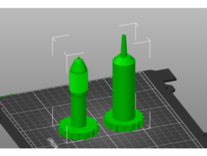 screw colloid thread syringe 3d print model - Mito3D