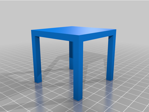 Ikea Tisch drucken Tabelle Mangel 3d print model - Mito3D