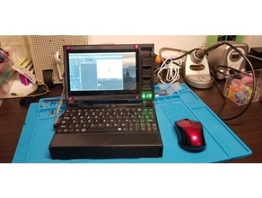 raspi note gadget japanese laptop rapsberry pi raspberry 3d print model - Mito3D