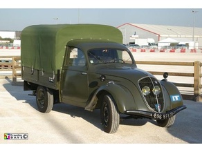 peugeot 202 uh recoger 1938 1937 1939 1940 30s 40s francés Ejército coche vehiculo camión alemán juego guerra ww2 3d print model - Mito3D