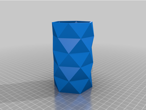 personalizzato parametrvase polyic contorto vaso 3d print model - Mito3D
