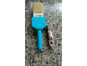 paint brush handle household tools 3d print model - Mito3D
