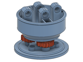 planetary hub lego compatible technic 3d print model - Mito3D