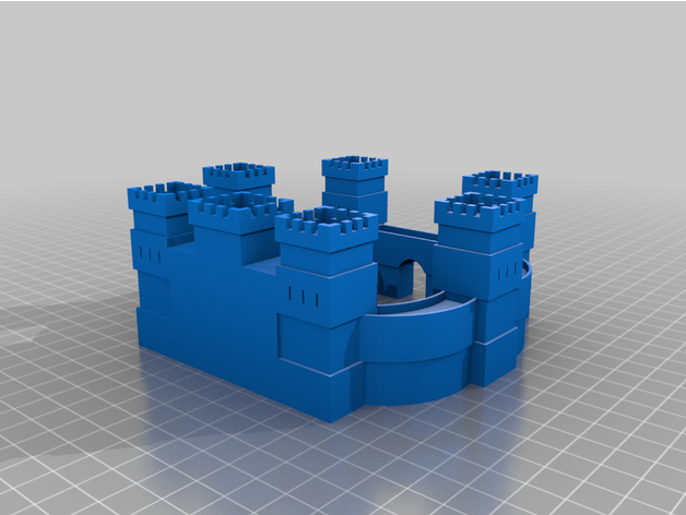 castle 3D print model - Mito3D