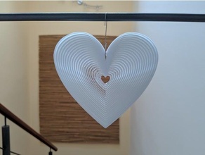 tuhaf kalp deko gün dekorasyon kapı asmak yanılsama illüzyonlar yaylı ağaç sevgili pencere pervazı mandal çelenk İngiliz anahtarı Kulp destek 3d print model - Mito3D