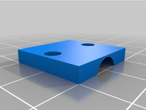 yatak tabak kablo Kulp destek kübik i3 mega 3d print model - Mito3D