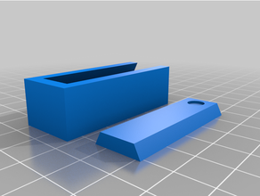 klein rutschen Box einfach drucken Taube Schwanz Schwalbenschwanz 3d print model - Mito3D