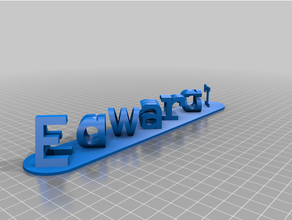 personalizzato ad dual lettera blocchi illusione personalizzatore 3d print model - Mito3D