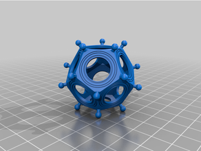 Roma dodecahedron 3d print model - Mito3D