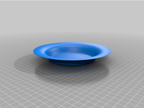 assiette caissier geschirr 3d print model - Mito3D