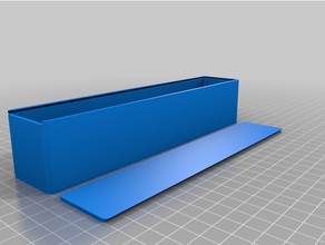 özelleştirilmiş parametrik yuvarlak sürgülü kutu 3d print model - Mito3D