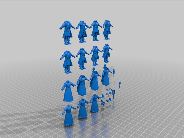 chasseur sorcières agent aos wtw Empire tm guilde libre sorcière 3D print model - Mito3D