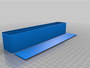 angepasst parametrisch gerundet sbox 2liding Box 3d print model - Mito3D