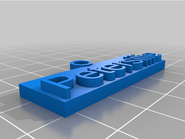 Petersilie schild 2 personalizado 3D print model - Mito3D