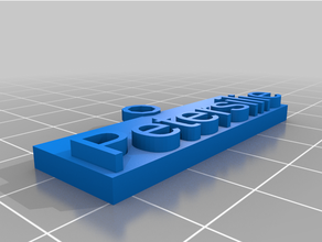 petersilie schild 2 angepasst 3d print model - Mito3D