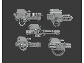 mortis weaponry dreadnought heavy weapon space marine warhammer 40k 3d print model - Mito3D
