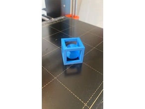 ball jail - impossible box object 3d print model - Mito3D