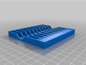 small drill bit tray customized 3d print model - Mito3D