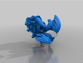 Drachen Kerze Halter Unterstützung 3d Scan Fantasie 3d print model - Mito3D