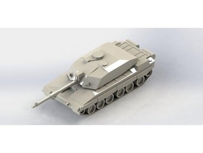 desafiador 2 principal batalla tanque 3d print model - Mito3D