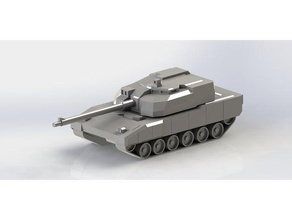Leclerc principal batalla tanque 3d print model - Mito3D
