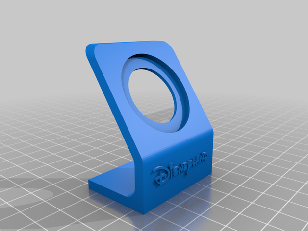 disneyland París moneda soporte 3D print model - Mito3D
