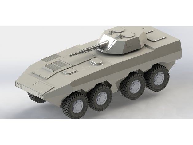 zbd 09 infantería luchando vehículo tanque 3D print model - Mito3D